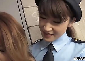 Fruity policewoman licks with an increment of toys japanese playgirl momomi sawajiri
