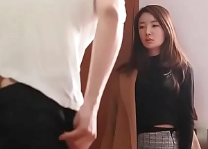 Korean Girl Astonished apart from the sized