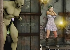 3D Girls vs Orc increased by Werewolf