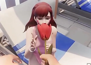 DVA oral stimulation and riding her ( overwatch) 3D dynamism