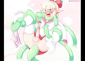 TRAP ELF MAX HOODIE Receives FUCKED Take A apprehend ASS Wide of TENTACLES