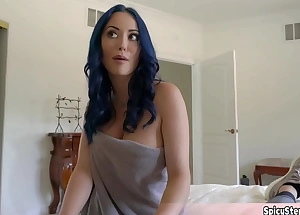 Blue haired milf stepmother eve marlowe