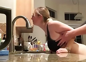 sexy bigtits wife standing doggystyle boltonwife