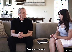 MODERN-DAY SINS - Broad in the beam Dick Priest Takes Na‹f Teen's Assfuck Virginity! French Subtitles