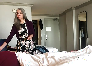 Homemade - Small fry Caught Jerking By Mom's Friend in Hotel!