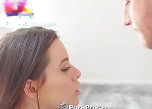 PornPros Stunning busty Lana Rhoades teases pussy before fuck
