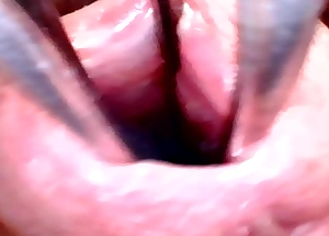Deep probingly into roomy urethra - part 2 after hot waxing