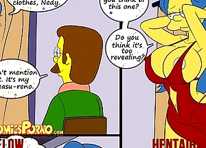 Offing guy coupled with the simpsons hentai