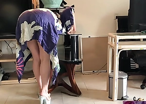 Stepmom gets acquire hold of while sneaking away added at hand fucks stepson yon acquire free - Erin Electra