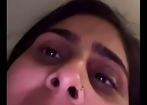 Finish feeling licking good! Pakistani girl eating her cum