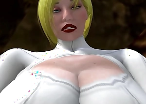 POWERGIRL   EVEN BAD Studs Carry the BOOB WINDOWS