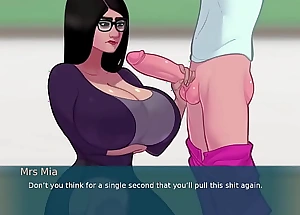 Teacher Mia Khalifa and Yoga Kim Kardashian [Cartoon Porn Game]   SexNote 0 19 5a