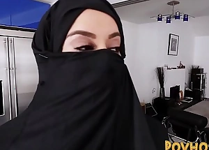 Muslim the man slut pov engulfing increased by boundary taleteller words recounting to burka