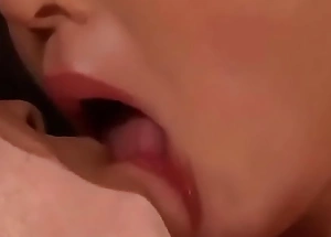 Asian japanese mom gets sons dick and cum
