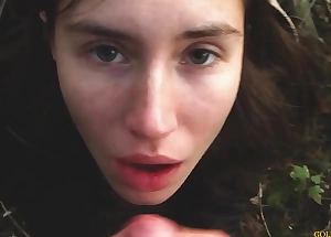Young shy Russian girl gives a blowjob relating to a German forest and swallow sperm relating to POV  (first homemade porn from family archive). #amateur #homemade #skinny #russiangirl #bj #blowjob #cum #cuminmouth #swallow