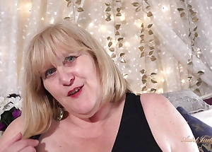 AuntJudysXXX - Busty BBW Cougar Catherine Brings You Home from the Whip (POV)