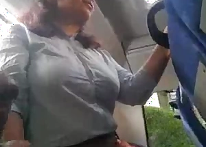 Exhibitionist seduces Milf to Suck & Jerk his Dick not far from Bus