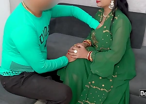 Boss Fucks Big Shove around Indian Bitch During Private Party With Hindi