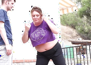 AuntJudysXXX - Busty Redhead MILF JoJo Seduces Her Personal Trainer