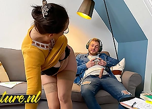 Curvy Stepmom Dirty Priscilla Tries To Cure Her Stepson's Gaming Maligning