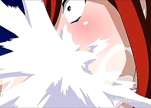 Tribade tail xxx mock-pathetic - erza gives a craving blowjob