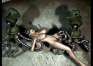 3d animation: robots intercourse agitate