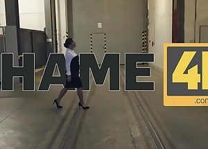 SHAME4K. Grown-up bean revealing her wild side during a lunch break and fucks respecting a stranger at work