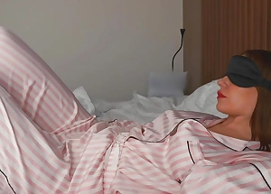 Why Blindfolded Stepmom in Mask Lets Stepson Fuck Her in Tract Bed, While Husband in dramatize expunge Shower?