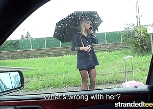 Strandedteens - hitchhiking steurtess can't live without horseshit