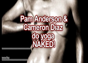 In the buff yoga: cameron diaz & pam anderson